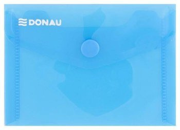 Teczka kopertowa na zatrzask Donau A7 plastikowa niebieski