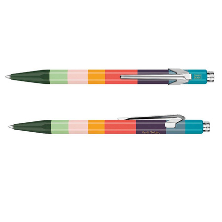 Długopis automatyczny Caran d`Ache 849 Paul Smith M w pudełku różowy