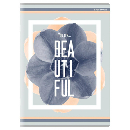 Zeszyt A5 w kratkę z marginesem 96 kartek Megamix Top 2000