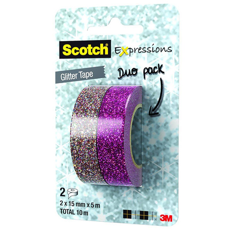 Taśma brokatowa Scotch Expressions 15mmx5m