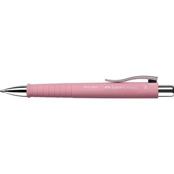 Długopis automatyczny Faber Castell Poly Ball XB różowy jasny