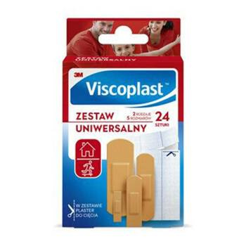 Zestaw plastrów Viscoplast 24 sztuki