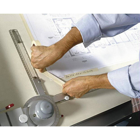 Taśma do mocowania grafik i rysunków technicznych Tesa Kreppa 10m x 19mm