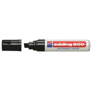 Marker permanentny Edding 800 końcówka ścięta 4-12mm czarny