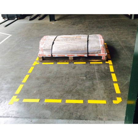 Pasy samoprzylepne podłogowe Tarifold 200x50mm wodoodporne żółty