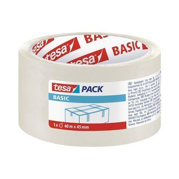 Taśma pakowa Tesa Basic 40m x 45mm transparentna