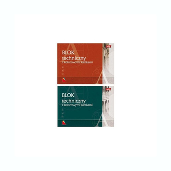 Blok techniczny kolorowy A3 10 kartek Unipap