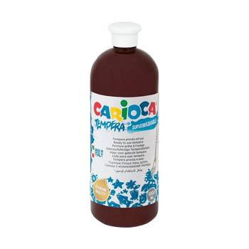 Farba tempera Carioca 1000ml brązowa