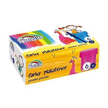 Farby plakatowe Fiorello 6 kolorów