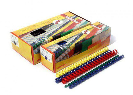 Grzbiety do bindowania 25mm Argo - 50 sztuk czarny