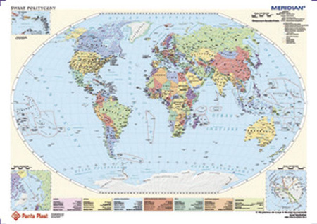 Podkładka na biurko mapa świata Panta Plast
