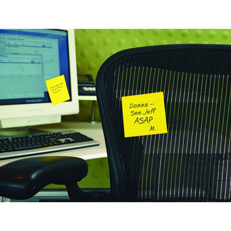 Karteczki samoprzylepne w linie 101x101mm Post-it 3M Super Sticky 6x90 kartek