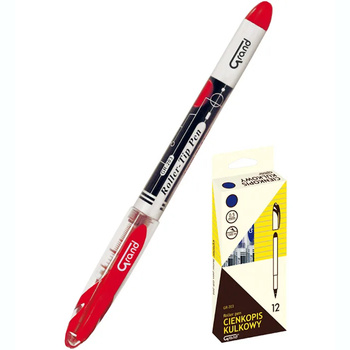 Cienkopis kulkowy Grand GR-203  czerwony