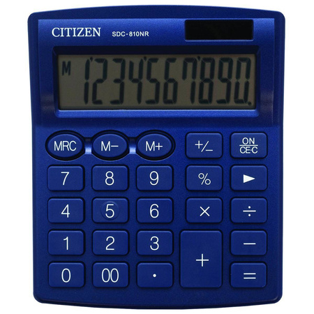 Kalkulator biurowy Citizen SDC-810 granatowy