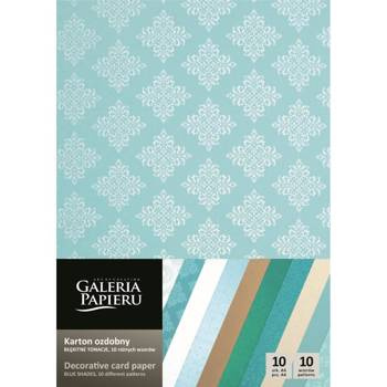 Papier ozdobny A4 Błękitne tonacje 210g Argo