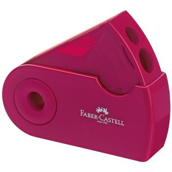 Temperówka z pojemnikiem podwójna Faber Castell Sleeve mix