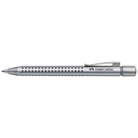 Długopis automatyczny Faber Castell Grip 2011 srebrny