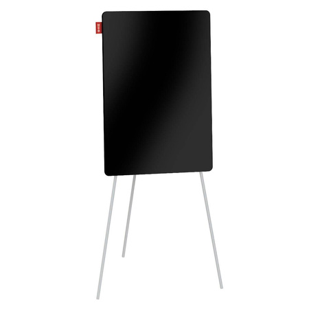 Flipchart na trójnogu szklany Memobe 70x100x180cm czarny