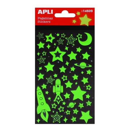Naklejki Apli Stars świecące w nocy