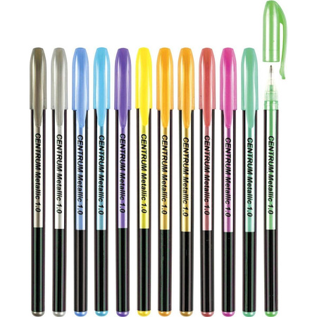 Długopis żelowy Panta Plast metalizowany 12 kolorów