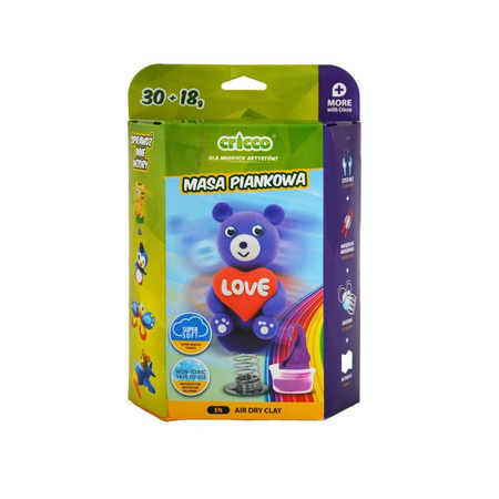 Masa piankowa Cricco zestaw na sprężynce 30+18g