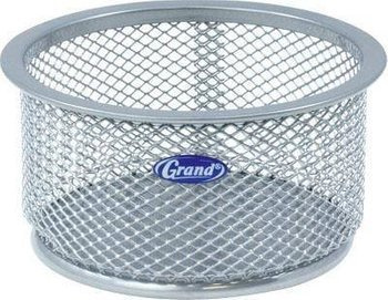 Pojemnik na spinacze Grand GR-010 Vip metalowy srebrny