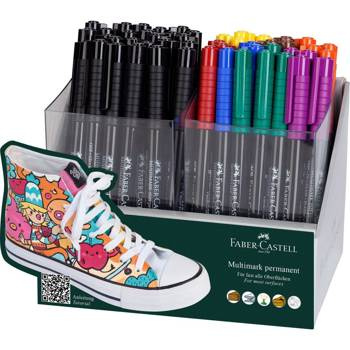 Marker permanentny Faber Castell Multimark OHP display 50 sztuk