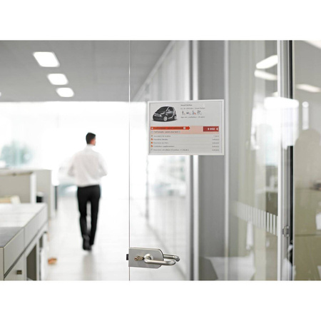 Ramka magnetyczna Tarifold naścienna A4 czerwony