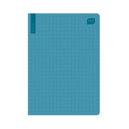 Zeszyt A5 w kratkę 60 kartek Soft Touch kropki Interdruk