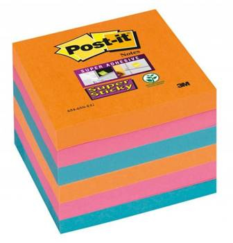 Karteczki samoprzylepne 76x76mm Post-it Super Sticky paleta Bangkok