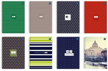 Skorowidz A6 na spirali twarda oprawa Interdruk