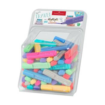 Zakreślacz pastelowy Faber Castell 100 sztuk