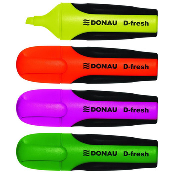 Zakreślacze Donau D-Fresh 4 sztuki