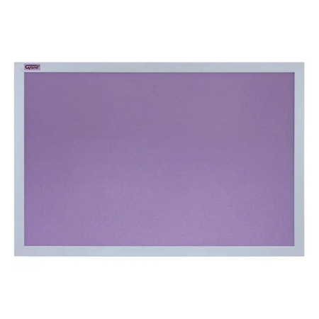 Tablica korkowa fioletowa 90x120cm Grand