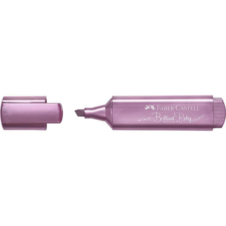 Zakreślacz metaliczny Faber Castell Textliner 1546  rubinowy