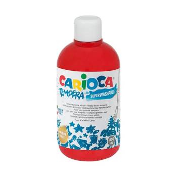 Farba tempera Carioca 500ml czerwona