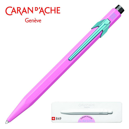 Długopis automatyczny Caran d`Ache 849 Claim Your Style Ed2 Hibiscus Pink M