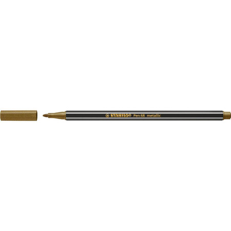 Flamaster Stabilo Pen 68 metallic złoty