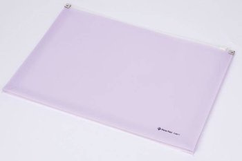 Koperta z suwakiem Panta Plast przestrzenna  fioletowy