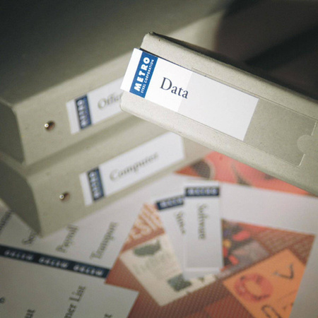 Kieszeń samoprzylepna 3L na etykiety 12 sztuk + etykieta 35x75mm