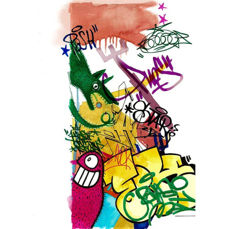 Pisak akwarelowy Faber Castell Goldfaber Aqua zestaw graffiti 6 sztuk