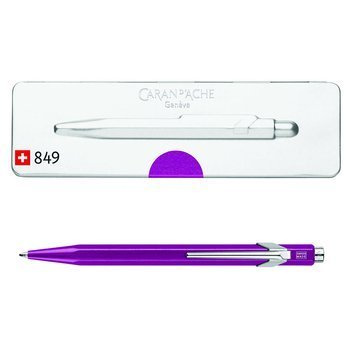 Długopis automatyczny Caran d`Ache 849 w pudełku fioletowy