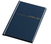 Wizytownik książkowy na 60 wizytówek Panta Plast granatowy