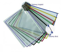 Panele prezentacyjne Tarifold otwierane od góry - 10 sztuk mix