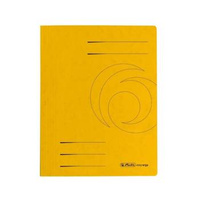 Skoroszyt papierowy A4 320g Colorspan Herlitz żółty