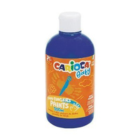 Farba do malowania palcami Carioca Baby 500ml niebieska
