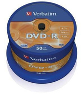Płyta Verbatim DVD-R 4.7GB cake 50 sztuk