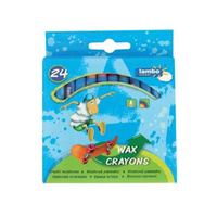 Kredki woskowe Lambo School 24 kolory