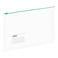 Torebka z suwakiem Grand EC011B A4 zielony