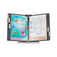 Biurkowy system prezentacyjny Tarifold A4 + 10 paneli prezentacyjnych czarnych